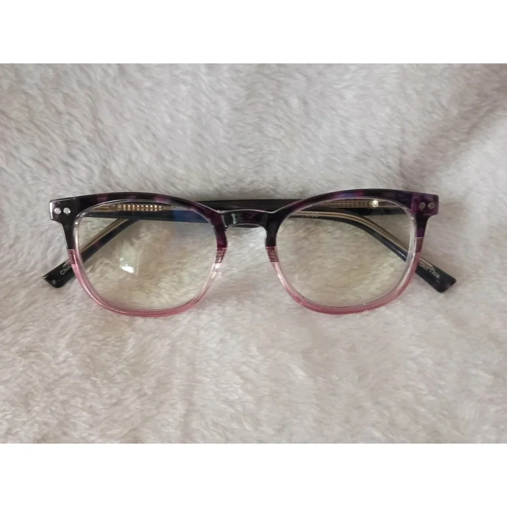 NEW Privé Revaux Show Off +3.50 Reading Glasses Purple Pink Ombre Eyeglass...